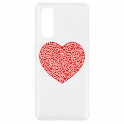 Чехол для Oppo Find X2 Тысяча сердец - PrintSalon
