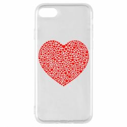 Чехол для iPhone 8 Тысяча сердец - PrintSalon