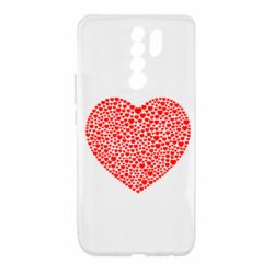 Чехол для Xiaomi Redmi 9 Тысяча сердец - PrintSalon