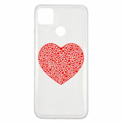 Чехол для Xiaomi Redmi 9c Тысяча сердец - PrintSalon