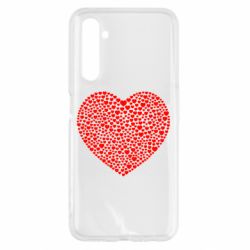 Чехол для Realme 6 Тысяча сердец - PrintSalon