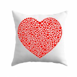 Подушка Тысяча сердец