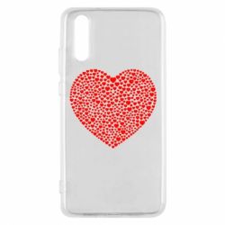 Чехол для Huawei P20 Тысяча сердец - PrintSalon