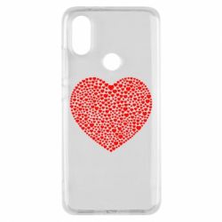 Чехол для Xiaomi Mi A2 Тысяча сердец - PrintSalon