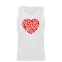 Мужская майка Тысяча сердец - PrintSalon