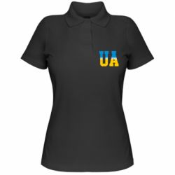 Женская футболка поло UA and ornament