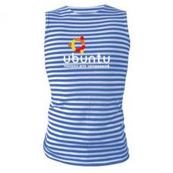 Майка-тільняшка Ubuntu для человеков - PrintSalon