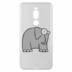 Чехол для Meizu Note 8 удивленный слон - PrintSalon