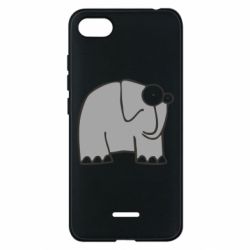 Чехол для Xiaomi Redmi 6A удивленный слон - PrintSalon