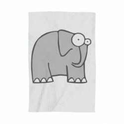 Полотенце с принтом удивленный слон - PrintSalon
