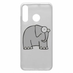 Чехол для Huawei P30 Lite удивленный слон - PrintSalon