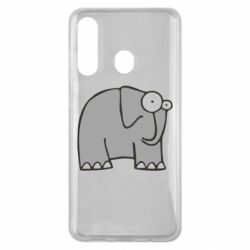 Чехол для Samsung M40 удивленный слон - PrintSalon