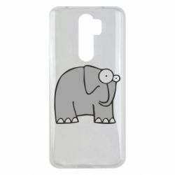 Чехол для Xiaomi Redmi Note 8 Pro удивленный слон - PrintSalon