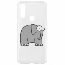 Чехол для Oppo A31 удивленный слон - PrintSalon