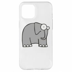 Чехол для iPhone 12 Pro Max удивленный слон - PrintSalon