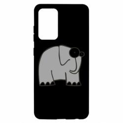 Чехол для Samsung A52 5G удивленный слон - PrintSalon