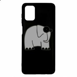 Чехол для Samsung M51 удивленный слон - PrintSalon