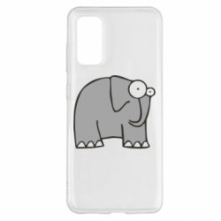 Чехол для Samsung S20 удивленный слон - PrintSalon