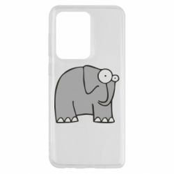 Чехол для Samsung S20 Ultra удивленный слон - PrintSalon