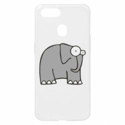 Чехол для Oppo A5s/A12 удивленный слон - PrintSalon