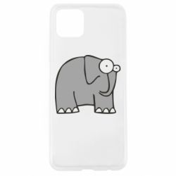 Чехол для Oppo A92s удивленный слон - PrintSalon