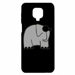 Чехол для Xiaomi Redmi Note 9S/9Pro/9Pro Max удивленный слон - PrintSalon