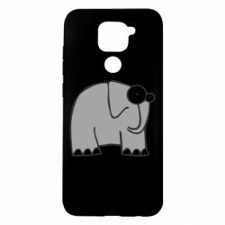 Чехол для Xiaomi Redmi Note 9/Redmi 10X удивленный слон - PrintSalon
