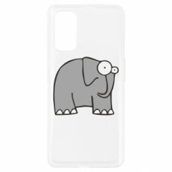 Чехол для Realme 7 Pro удивленный слон - PrintSalon