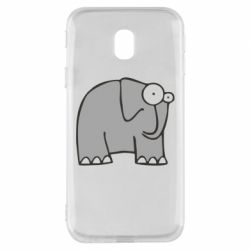 Чехол для Samsung J3 2017 удивленный слон - PrintSalon