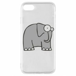 Чехол для iPhone SE 2022 удивленный слон - PrintSalon