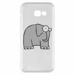 Чехол для Samsung A5 2017 удивленный слон - PrintSalon