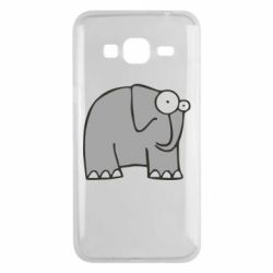 Чехол для Samsung J3 2016 удивленный слон - PrintSalon