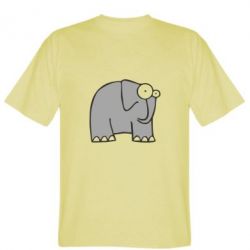 Мужская футболка Stedman удивленный слон - PrintSalon