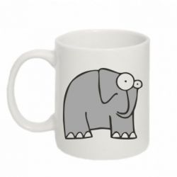 Чашка 320ml удивленный слон