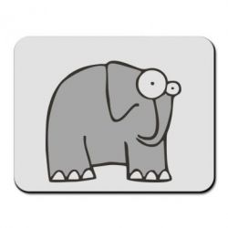 Коврик для мыши удивленный слон - PrintSalon
