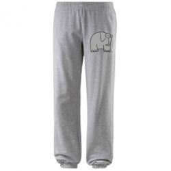 Штаны удивленный слон - PrintSalon