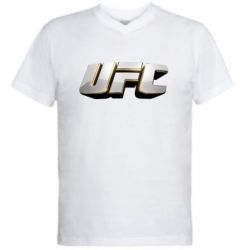Чоловіча футболка з V-подібним вирізом UFC 3D - PrintSalon
