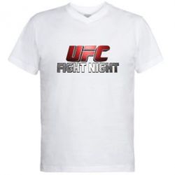 Чоловіча футболка з V-подібним вирізом UFC Fight Night - PrintSalon