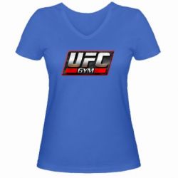 Жіноча футболка з V-подібним вирізом UFC GyM - PrintSalon