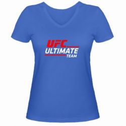 Жіноча футболка з V-подібним вирізом UFC Ultimate Team - PrintSalon