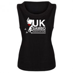 Женская майка UK Sambo Association - PrintSalon