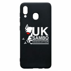 Чехол для Samsung A20 UK Sambo Association - PrintSalon