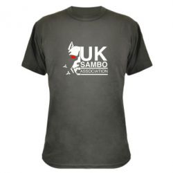 Камуфляжная футболка UK Sambo Association - PrintSalon