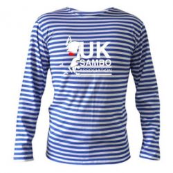 Тельняшка с длинным рукавом UK Sambo Association - PrintSalon