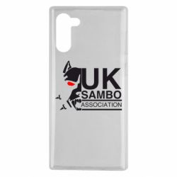 Чехол для Samsung Note 10 UK Sambo Association - PrintSalon
