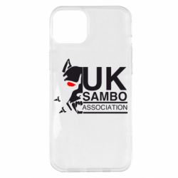 Чехол для iPhone 14 Plus UK Sambo Association - PrintSalon