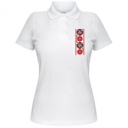 Женское поло Украiiнський орнамент - PrintSalon