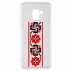 Чехол для Samsung A8+ 2018 Украiiнський орнамент - PrintSalon