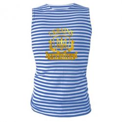 Майка-тельняшка Украина ненька Голограмма - PrintSalon
