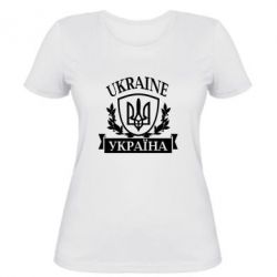 Женская футболка Україна ненька - PrintSalon